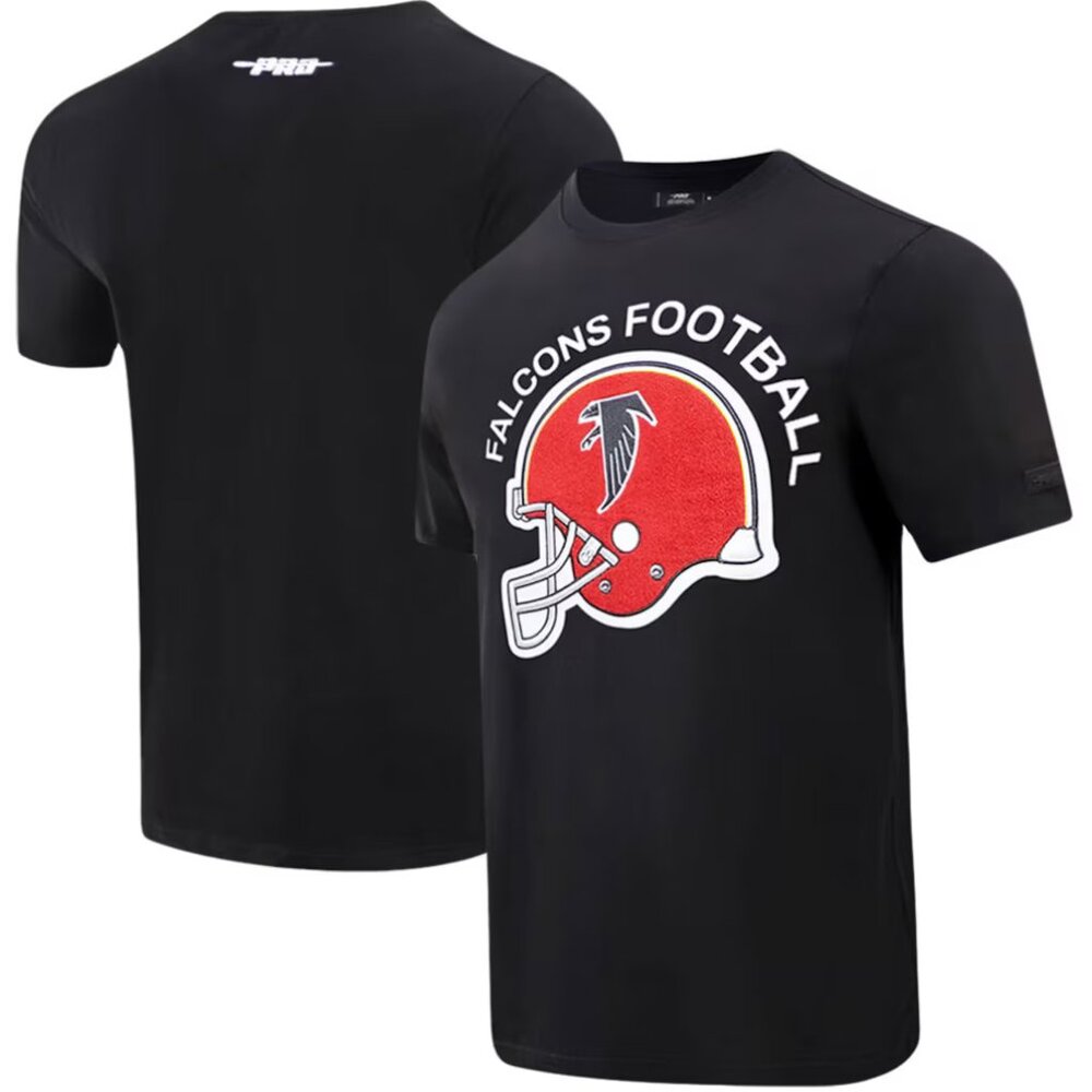 Atlanta Falcons Retro Helmet T-Shirt, Large